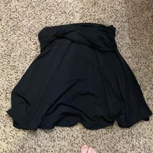 Black knee length skirt